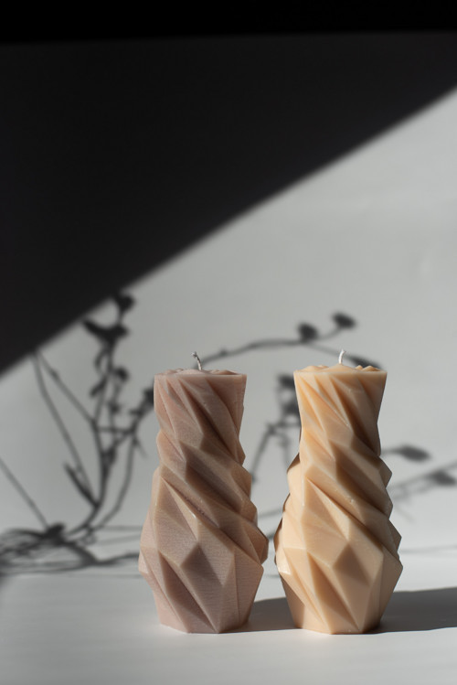 Geometric Diamond Candle — foto 2