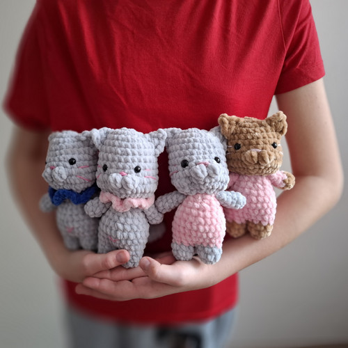 Háčkovaná kočička Lenička — foto 6
