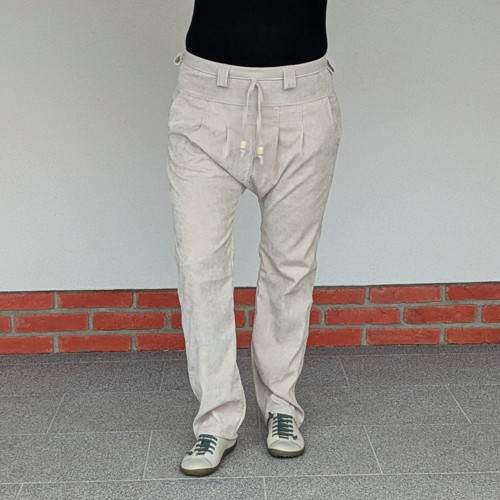 Kalhoty baggy béžová — foto 6