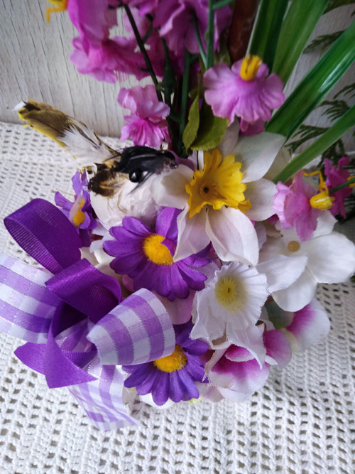 Dekorace s ptáčkem — foto 4