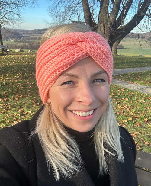 Podzimně/zimní čelenka — foto 2