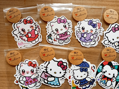 932 - Samolepky - Hello Kitty — foto 3