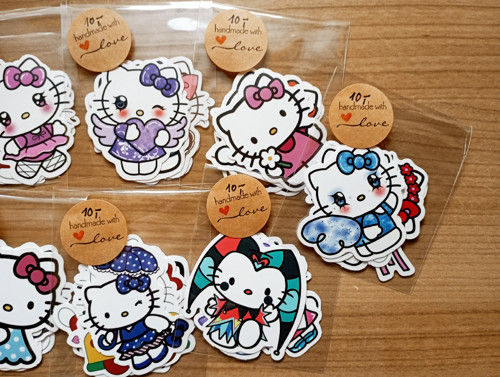 932 - Samolepky - Hello Kitty — foto 2
