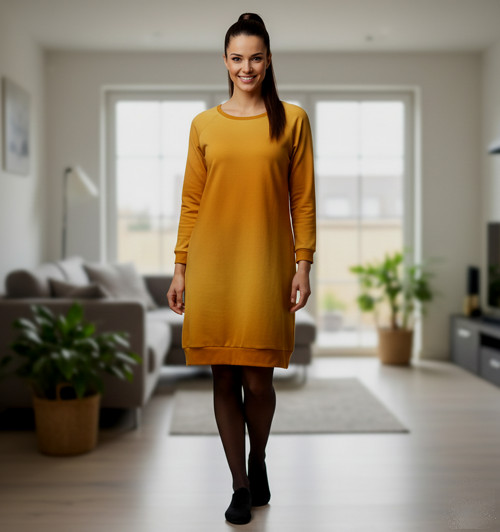 Mikinové šaty OMBRÉ — foto 3