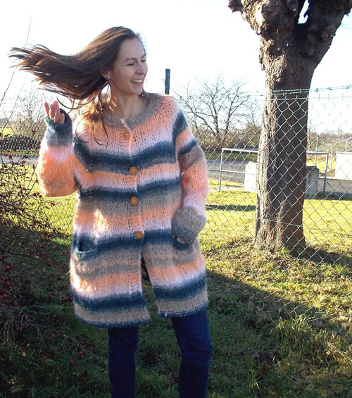 Mohérový svetr oversize — foto 6