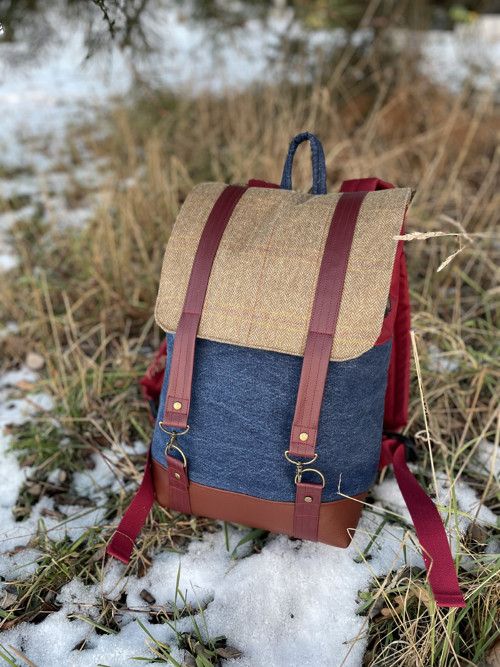 Upcyklovaný batoh BASIC Billy Džín — foto 6