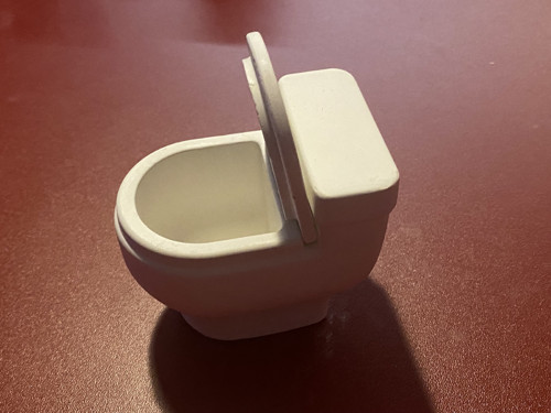 Sádrový odlitek - wc toaleta — foto 3