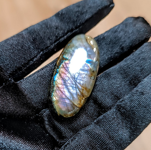 Labradorit, ID 5405, 44x20 mm - výprodej — foto 2