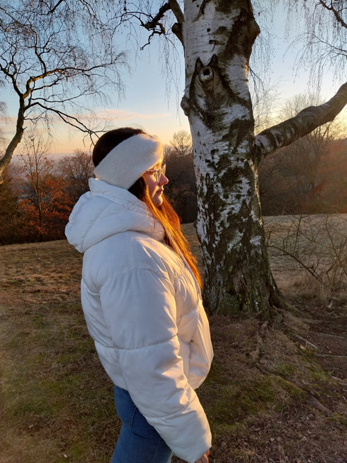 Pletená čelenka křížená — foto 3