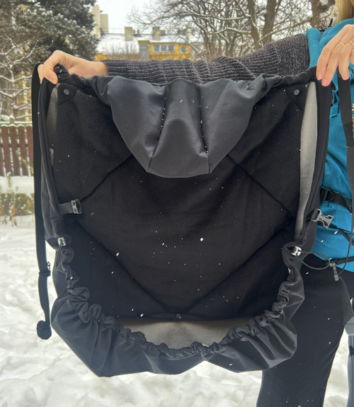 Zateplená Softshellová kapsa na nosítko 2v1 — foto 5