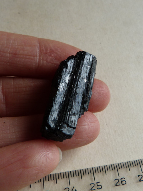 Skoryl - černý turmalín - 3,2 cm (S5) — foto 3