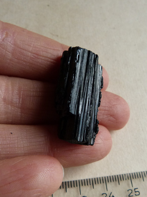 Skoryl - černý turmalín - 3,2 cm (S5) — foto 2