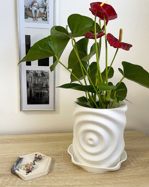 Obal na květináč WATER DROP PLANTER — foto 3