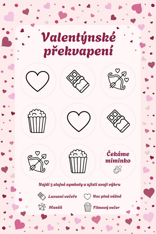 Stírací los - Valentýnské překvapení — foto 3