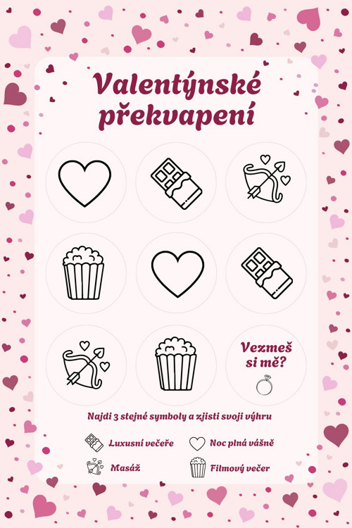 Stírací los - Valentýnské překvapení — foto 2