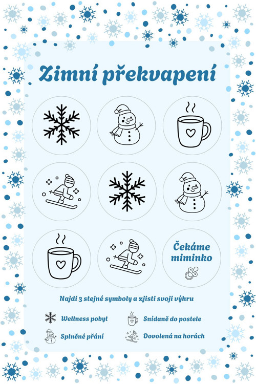 Stírací los - Zimní překvapení — foto 3