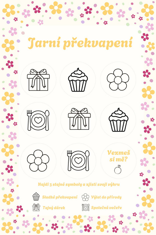 Stírací los - Jarní překvapení — foto 2