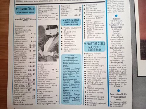 Žena a móda 7/1981 — foto 2