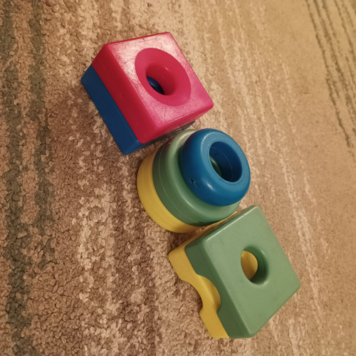 Plastové retro kostky — foto 3