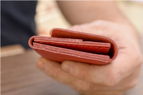 Peněženka "MINI-plus". Kůže "KAISER" červená — foto 6
