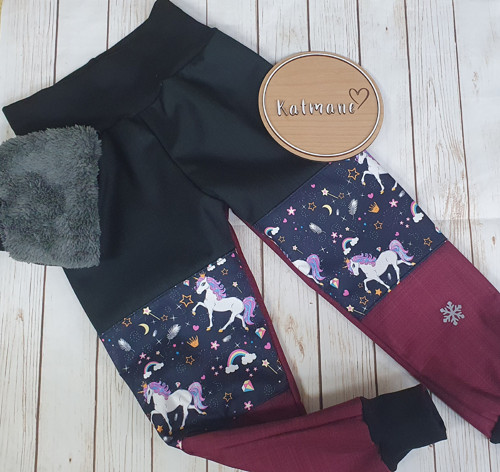 Softshellové kalhoty s BERÁNKEM -jednorožec — foto 4