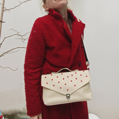 Kabelka WHITE and RED — foto 4