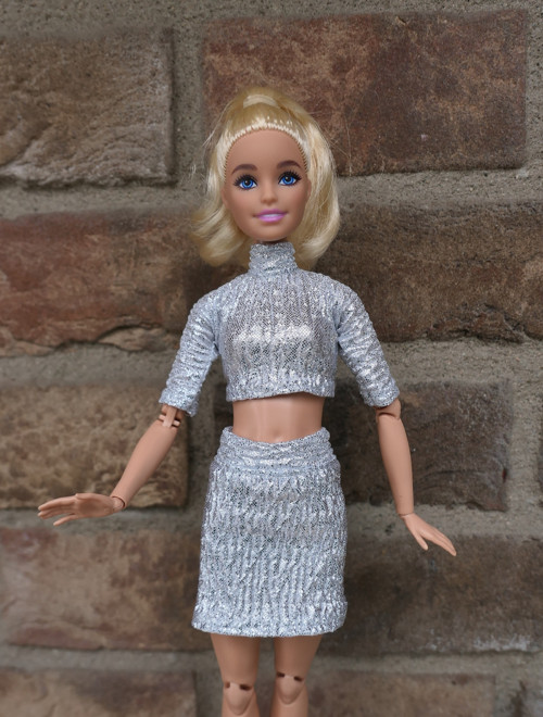 Barbie - stříbrný komplet — foto 3