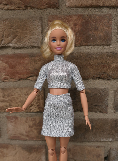 Barbie - stříbrný komplet — foto 4