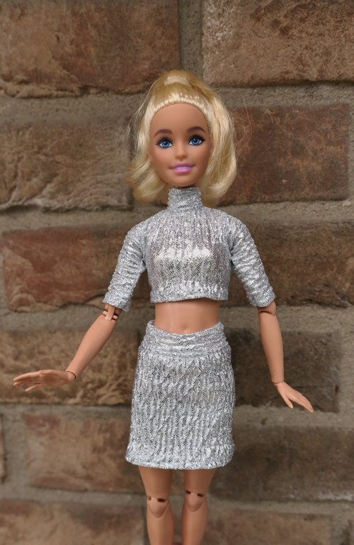 Barbie - stříbrný komplet — foto 2