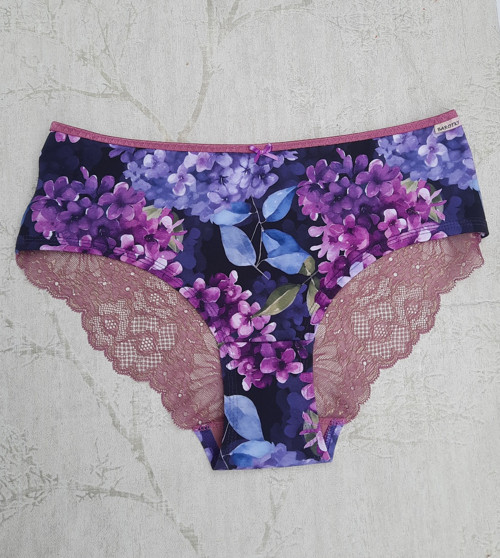 Kalhotky tmavé šeříky, vel. 50 — foto 2