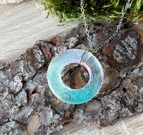 Náhrdelník "Třpytivý kruh" — foto 3