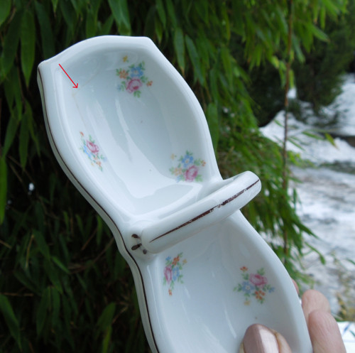 Stará porcelánová značená slánka — foto 3
