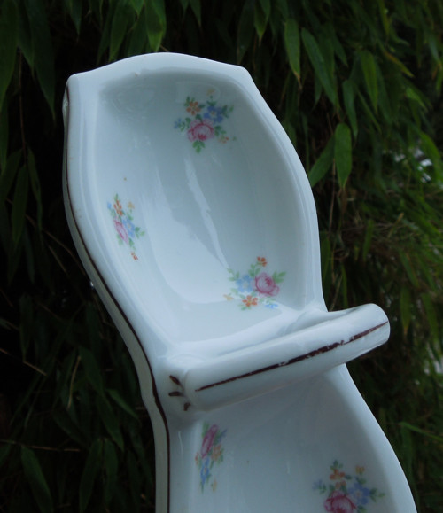 Stará porcelánová značená slánka — foto 4