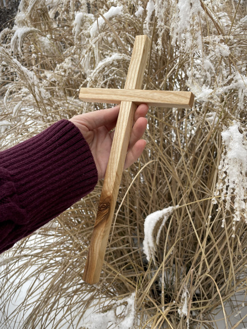 Jasanový kříž 30 cm č.148 — foto 4