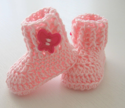 Háčkované botičky (9 cm) — foto 2