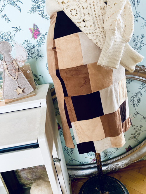 Sukně boho hippie patchork — foto 3