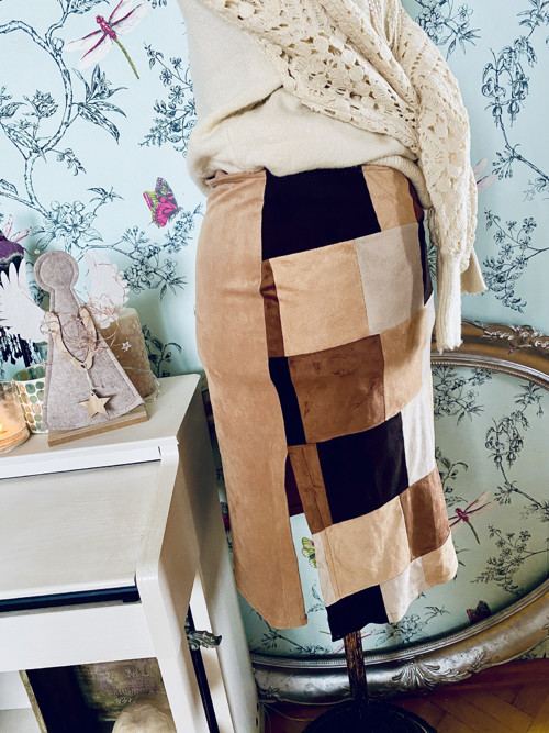 Sukně boho hippie patchork — foto 4