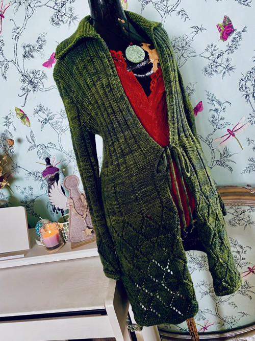 Kardigan boho green — foto 2