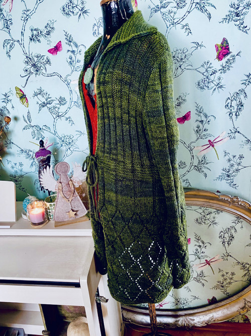 Kardigan boho green — foto 4