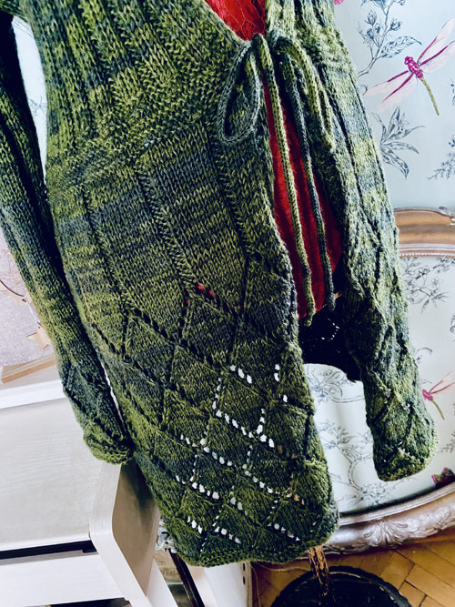 Kardigan boho green — foto 3