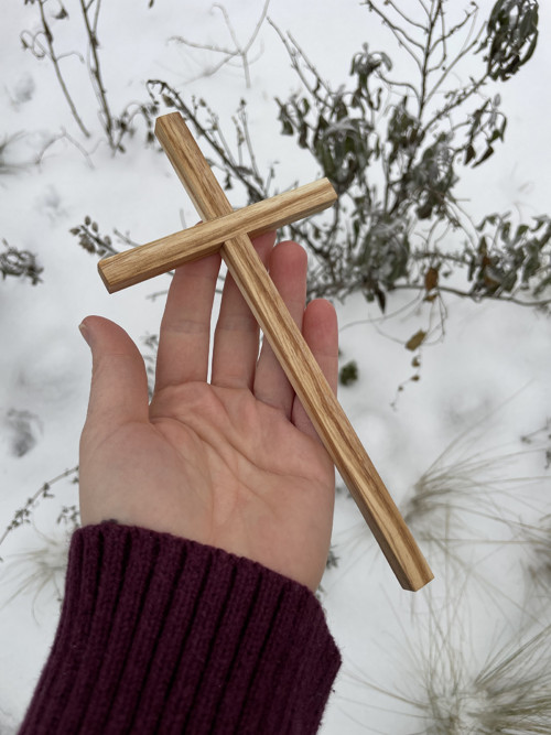 Jasanový kříž 20 cm č.151 — foto 5