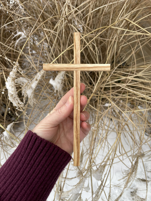 Jasanový kříž 20 cm č.151 — foto 3