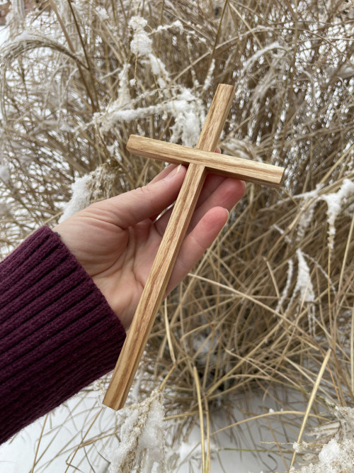 Jasanový kříž 20 cm č.151 — foto 4