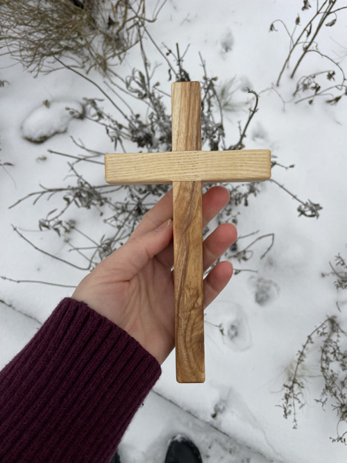 Jasanový kříž 20 cm č.152 — foto 4
