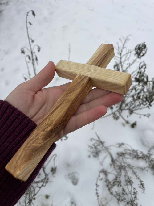 Jasanový kříž 20 cm č.152 — foto 3