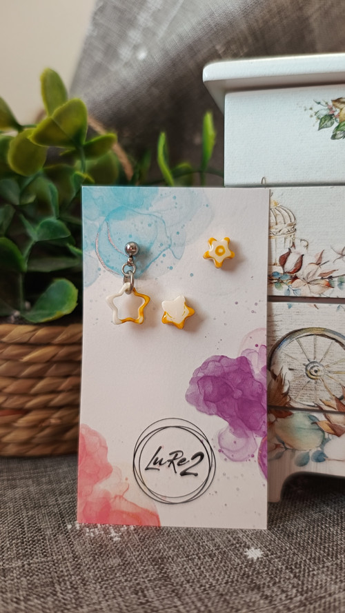 Mini náušnice - Hvězdy — foto 2