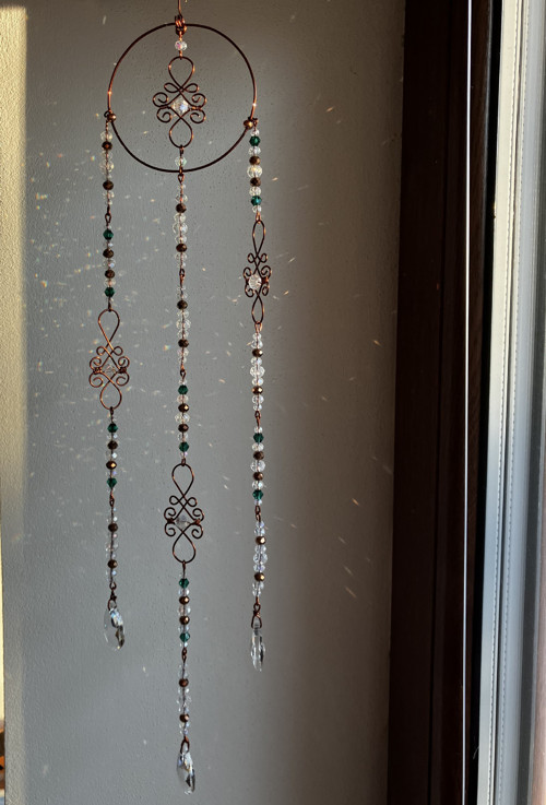 Suncatcher - Lapač slunce - Měděné ornamenty — foto 2