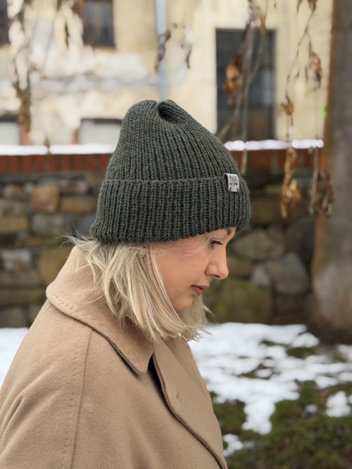 Vlněná čepice z alpaky BEANNIE — foto 3