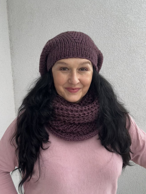 Baret hnědofialový — foto 4