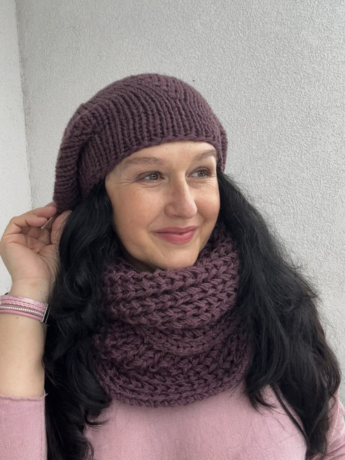 Baret hnědofialový — foto 3